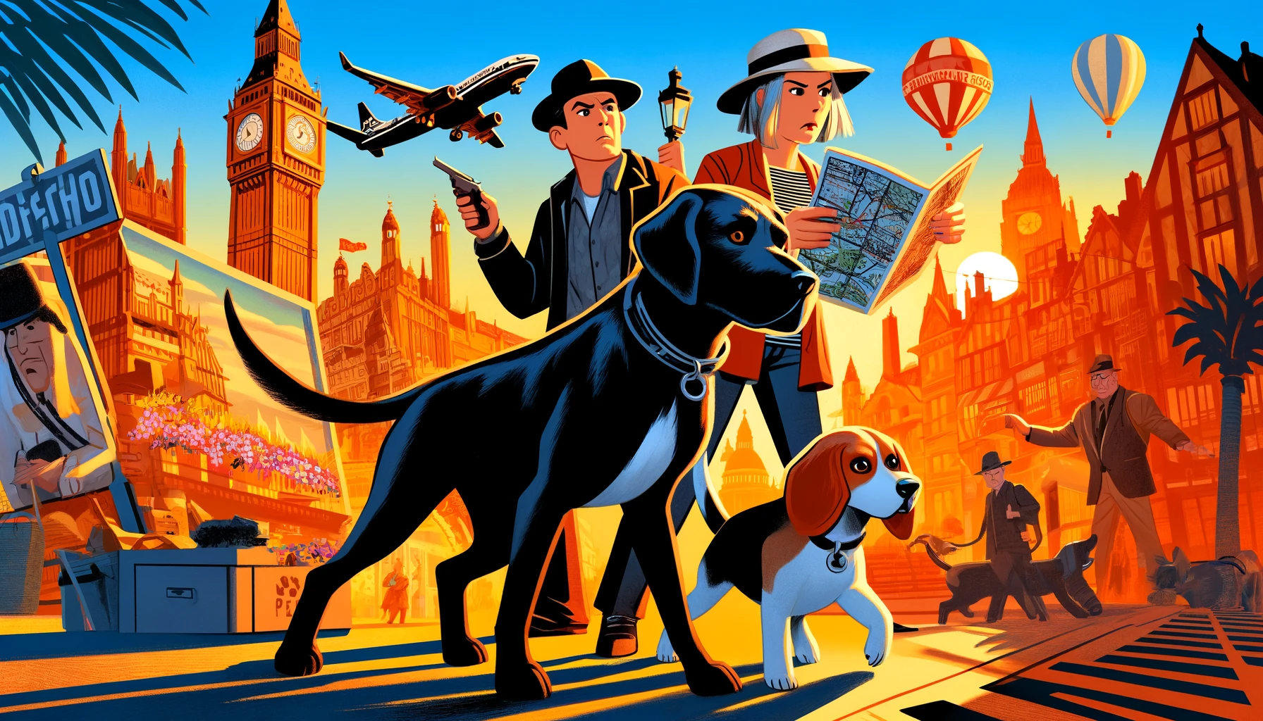 Canine Detectives - Lucy & Tinker’s Globe-Trotting Capers