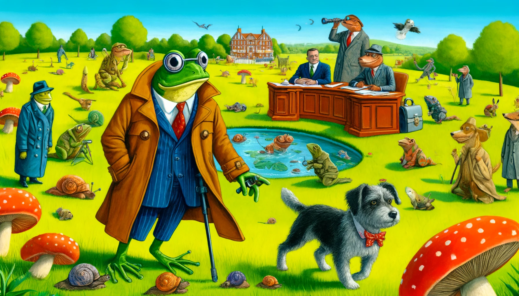 Croak & Dagger Series - A Toadally Outrageous Pond-Side Political Saga