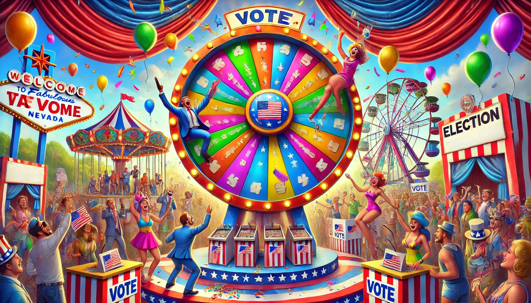 Election Integrity - Diebold's 'Wheel of Fortune' Voting Machines – Where Every Vote's a Spin!